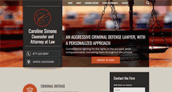 Desktop Screenshot of carolinesimone.com